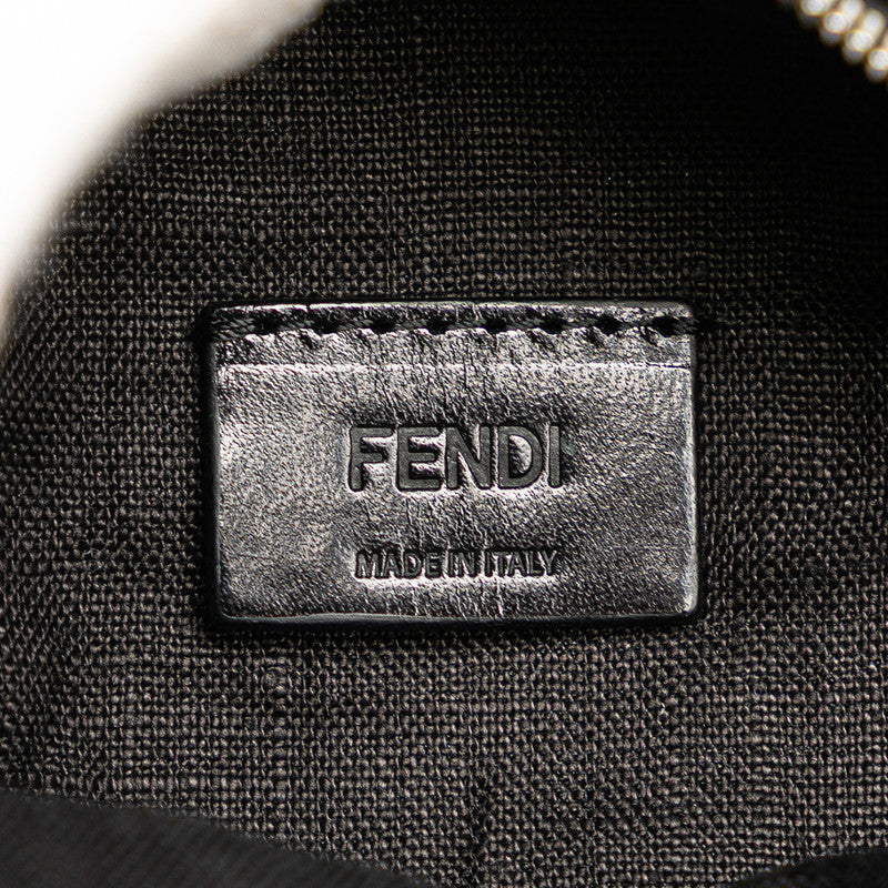 フェンディ リュック バックパック型 キーホルダー バッグチャーム 小物入れ 7AR471 ブラック レザー レディース FENDI 【中古】