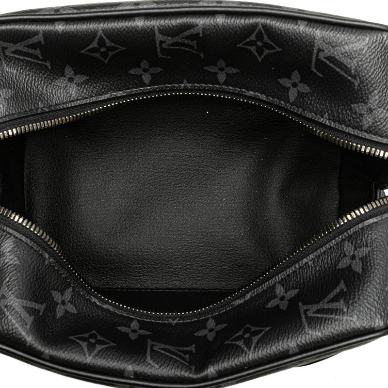 ルイ ヴィトン モノグラム エクリプス ロッカー ドップキット ハンドバッグ M83113 ブラック PVC レザー レディース LOUIS VUITTON 【中古】