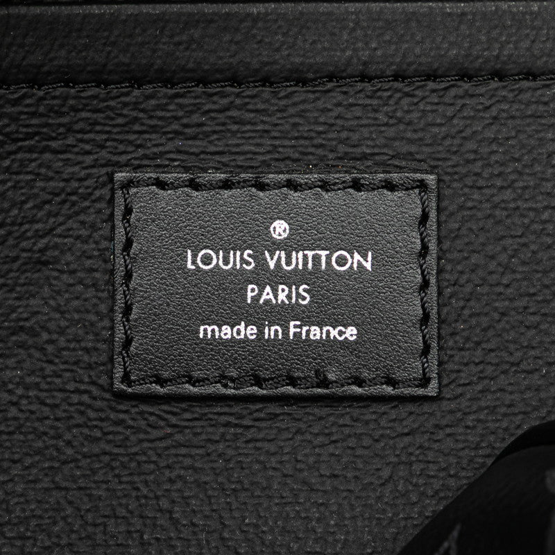 ルイ ヴィトン モノグラム エクリプス ロッカー ドップキット ハンドバッグ M83113 ブラック PVC レザー レディース LOUIS VUITTON 【中古】