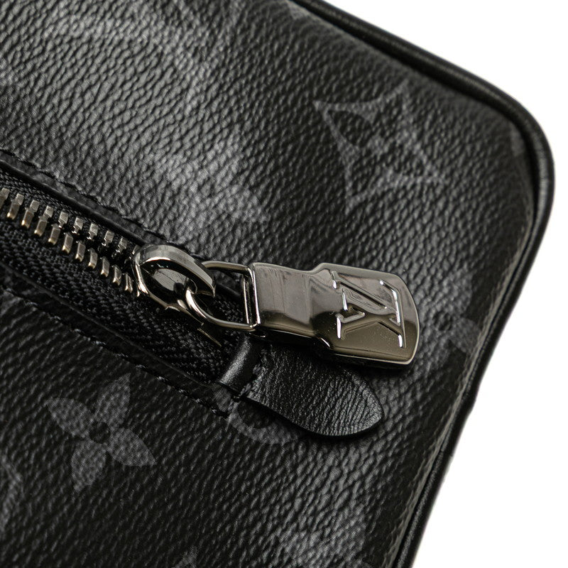 ルイ ヴィトン モノグラム エクリプス ロッカー ドップキット ハンドバッグ M83113 ブラック PVC レザー レディース LOUIS VUITTON 【中古】