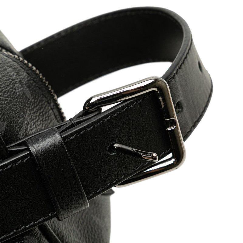ルイ ヴィトン モノグラム エクリプス ロッカー ドップキット ハンドバッグ M83113 ブラック PVC レザー レディース LOUIS VUITTON 【中古】