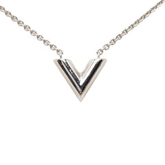 ルイ ヴィトン エセンシャルV ネックレス M63197 シルバー メタル レディース LOUIS VUITTON 【中古】