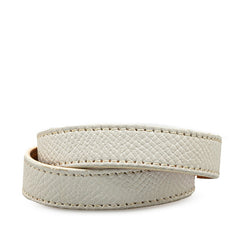 エルメス ケリー ドゥブルトゥール ブレスレット ホワイト ゴールド ヴォーエプソン レディース HERMES 【中古】