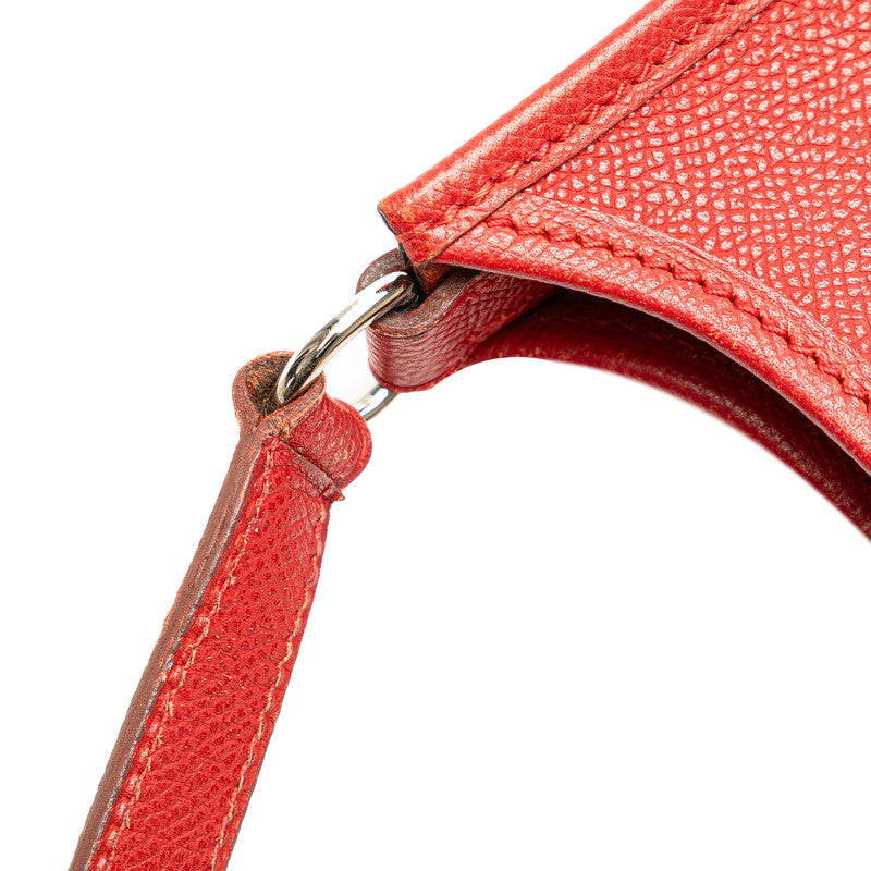エルメス エヴリンTPM ショルダーバッグ レッド ヴォーエプソン レディース HERMES 【中古】