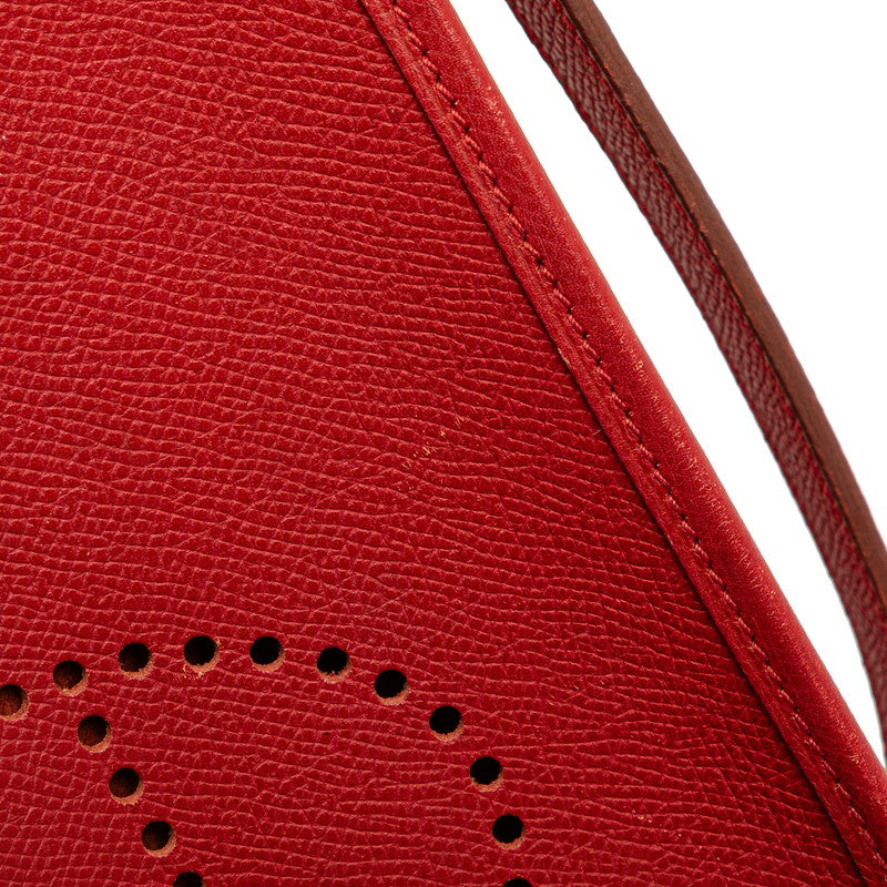 エルメス エヴリンTPM ショルダーバッグ レッド ヴォーエプソン レディース HERMES 【中古】