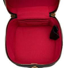 シャネル ココマーク マトラッセ チェーン ショルダーバッグ バニティバッグ ブラック ラムスキン レディース CHANEL 【中古】