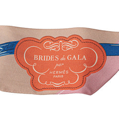 エルメス ツイリー Brides de Gala Applique Pique ブリッド ドゥ ガラアップリケピケ スカーフ ベージュ マルチカラー シルク レディース HERMES 【中古】