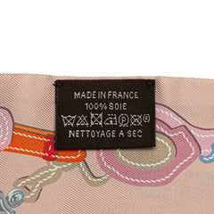 エルメス ツイリー Brides de Gala Applique Pique ブリッド ドゥ ガラアップリケピケ スカーフ ベージュ マルチカラー シルク レディース HERMES 【中古】