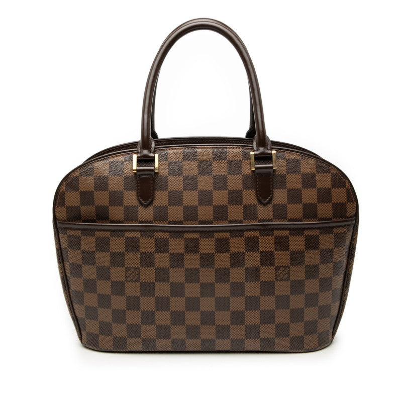 ルイ ヴィトン ダミエ サリア オリゾンタル ハンドバッグ N51282 ブラウン PVC レザー レディース LOUIS VUITTON 【中古】