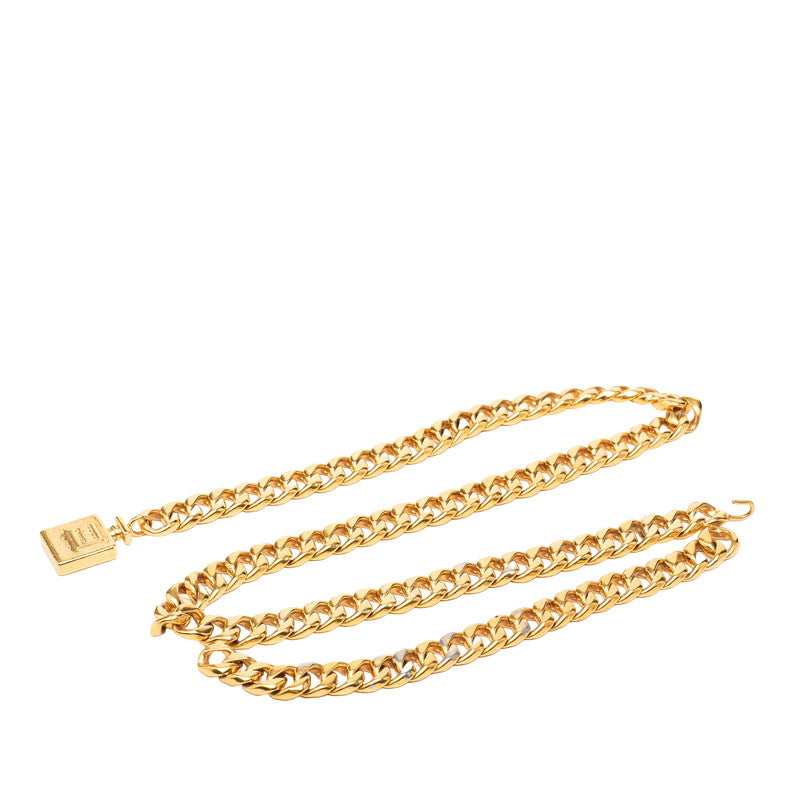 シャネル 香水モチーフ チェーン ベルト ゴールド メッキ レディース CHANEL 中古