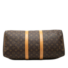 ルイ ヴィトン モノグラム キーポル45 ボストンバッグ ハンドバッグ M41428 ブラウン PVC レザー レディース LOUIS VUITTON 【中古】