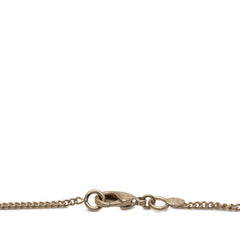 シャネル ココマーク カメリア ネックレス ゴールド ホワイト メッキ レディース CHANEL 中古