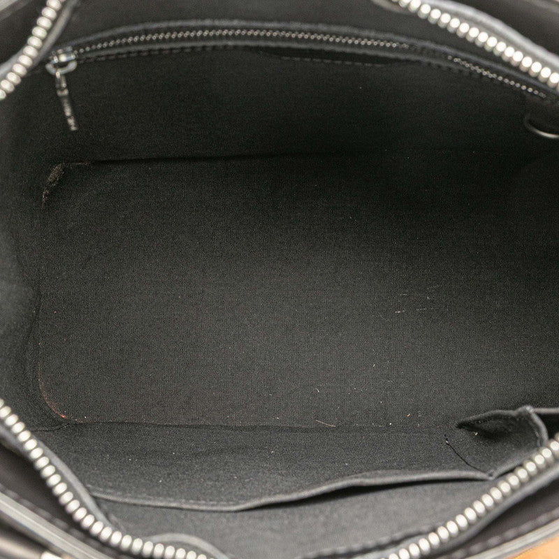 ルイ ヴィトン モノグラム マット ストックトン ハンドバッグ トートバッグ M55112 ノワール ブラック レザー レディース LOUIS VUITTON 【中古】
