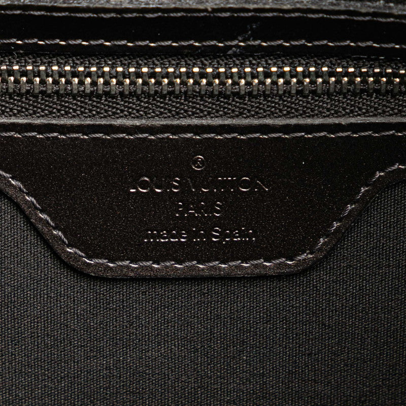 ルイ ヴィトン モノグラム マット ストックトン ハンドバッグ トートバッグ M55112 ノワール ブラック レザー レディース LOUIS VUITTON 【中古】