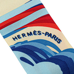 エルメス ツイリー Brdes de Gala Shadow ブリッド ドゥ ガラ シャドー スカーフ ブルー マルチカラー シルク レディース HERMES 【中古】