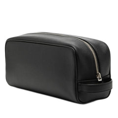 サンローラン ロゴ セカンドバッグ トラベルポーチ 609347 1GF0N ブラック レザー レディース SAINT LAURENT 【中古】