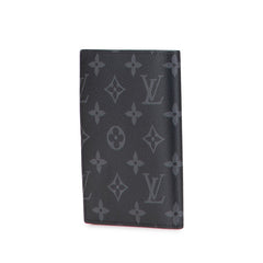 ルイ ヴィトン モノグラム エクリプス クーヴェルテュール パスポールNM パスケース M64501 ブラック PVC メンズ LOUIS VUITTON 【中古】