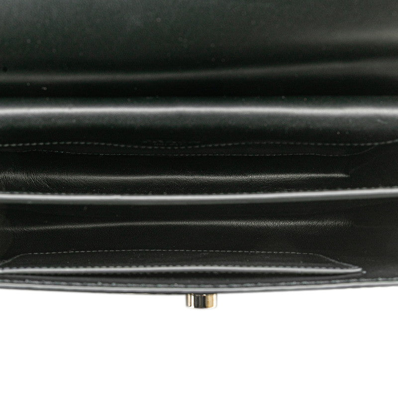 プラダ ステッチリム ハンドバッグ ショルダーバッグ 2WAY BR5138 ブラック レザー レディース PRADA 【中古】