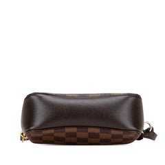 ルイ ヴィトン ダミエ トゥルース メイクアップ アクセサリーポーチ ハンドバッグ N51982 ブラウン PVC レザー レディース LOUIS VUITTON 【中古】