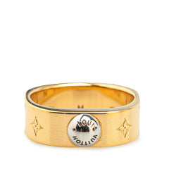 ルイ ヴィトン リング ナノグラム 指輪 #M M00211 ゴールド メッキ レディース LOUIS VUITTON 【中古】