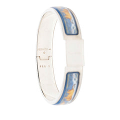 エルメス エマイユPM 七宝焼き バングル ブレスレット SV925 シルバー エナメル レディース HERMES 中古