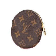 ルイ ヴィトン モノグラム ポルトモネ ロン コインケース M62142 ブラウン マルチカラー PVC レザー レディース LOUIS VUITTON 【中古】