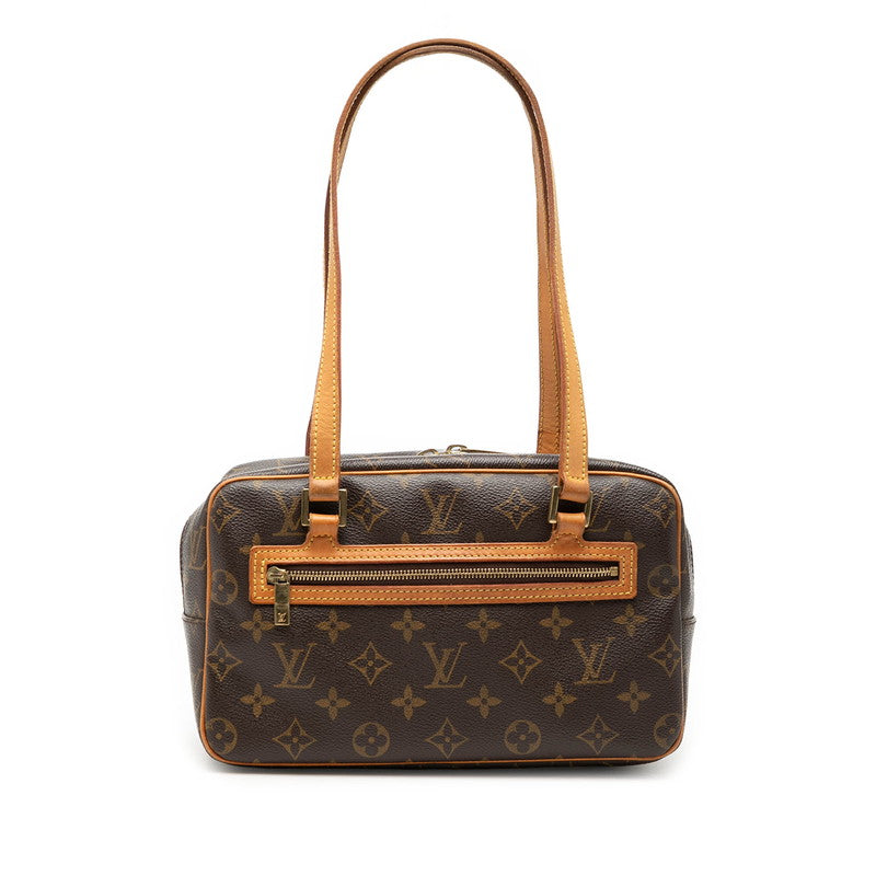ルイ ヴィトン モノグラム シテMM ハンドバッグ ショルダーバッグ M51182 ブラウン PVC レザー レディース LOUIS VUITTON 【中古】