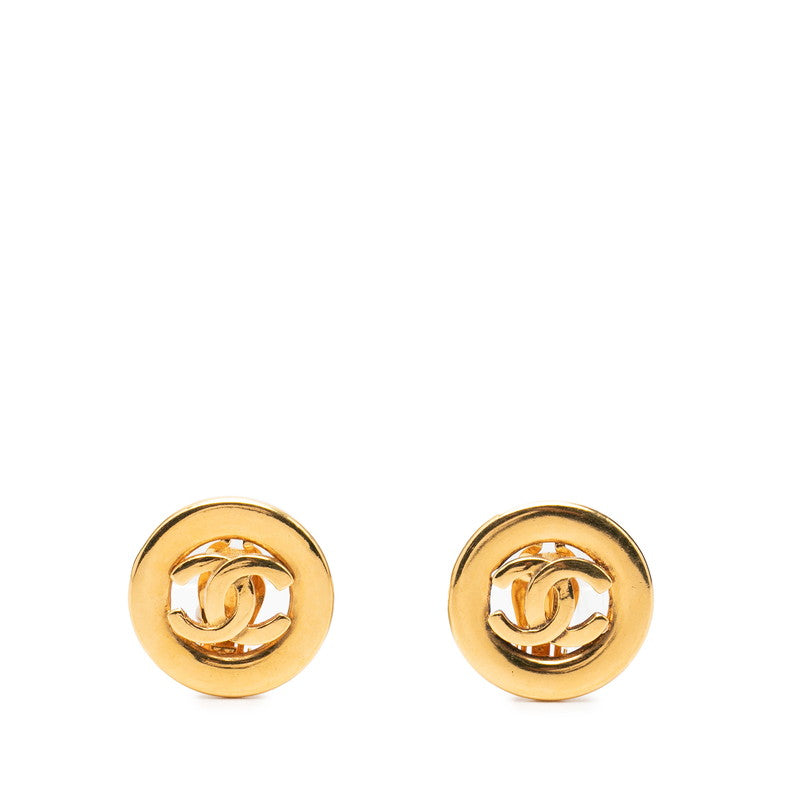 シャネル ココマーク イヤリング ゴールド メッキ レディース CHANEL 中古