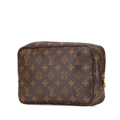 ルイ ヴィトン モノグラム トゥルース トワレット23 セカンドバッグ クラッチバッグ M47524 ブラウン PVC レディース LOUIS VUITTON 【中古】