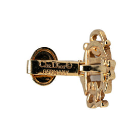 ディオール ロゴモチーフ イヤリング ゴールド メッキ レディース Dior 【中古】