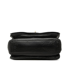 ミュウ ミュウ ハンドバッグ ショルダーバッグ 2WAY ブラック レザー レディース Miu Miu 中古