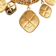 シャネル マトラッセ ヴィンテージ ネックレス ゴールド メッキ レディース CHANEL 【中古】