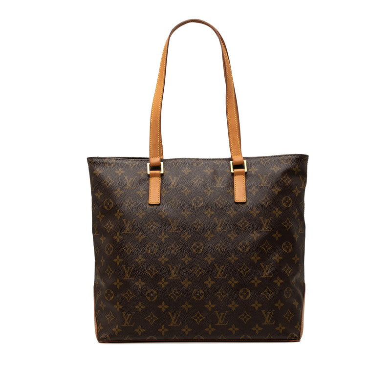 ルイ ヴィトン モノグラム カバメゾ ショルダーバッグ トートバッグ M51151 ブラウン PVC レザー レディース LOUIS VUITTON 【中古】