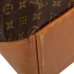 ルイ ヴィトン モノグラム カバメゾ ショルダーバッグ トートバッグ M51151 ブラウン PVC レザー レディース LOUIS VUITTON 【中古】