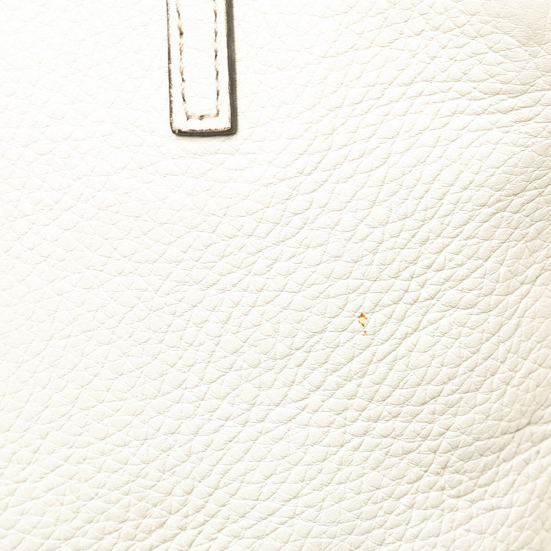 グッチ ソーホー ミニ ハンドバッグ 340618 オフホワイト レザー レディース GUCCI 【中古】