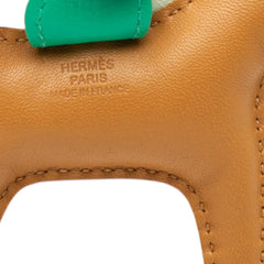 エルメス ロデオPM バッグチャーム ブラウン グリーン アニョーミロ レディース HERMES 【中古】