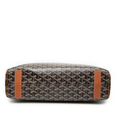 ゴヤール サックヴォルテール トートバッグ ブラウン ブラック PVC レザー レディース GOYARD 【中古】