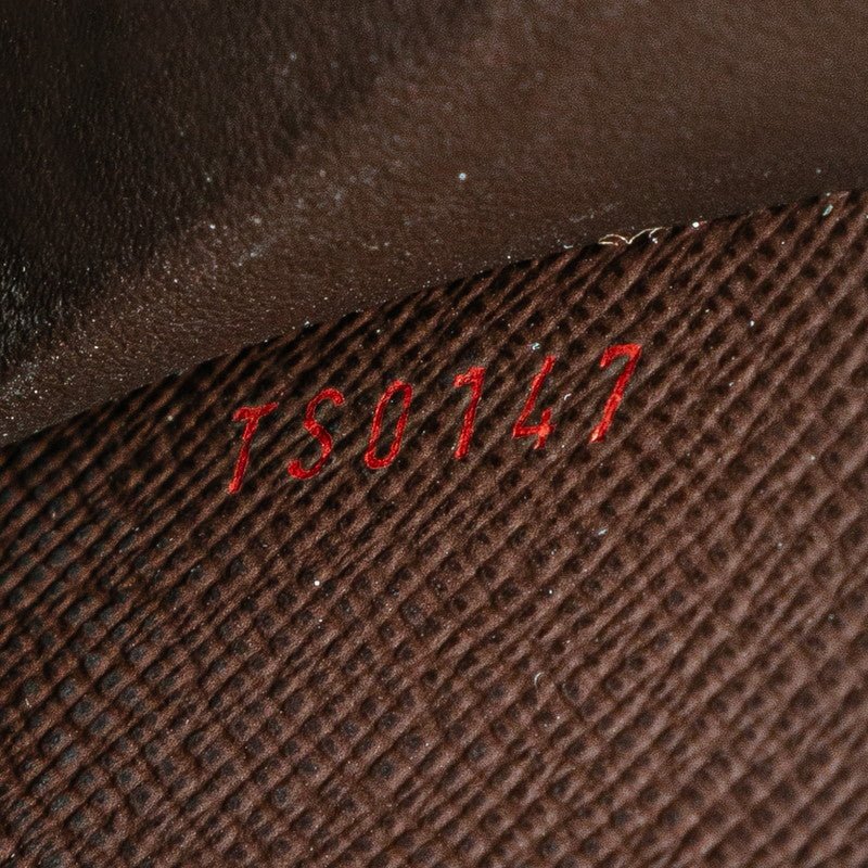 ルイ ヴィトン ダミエ ジッピーコインパース コインケース M63070 ブラウン PVC レディース LOUIS VUITTON 【中古】
