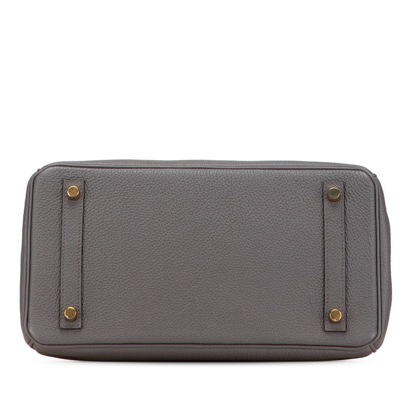 エルメス バーキン30 ハンドバッグ エタン ゴールド金具 トゴ レディース HERMES 【中古】