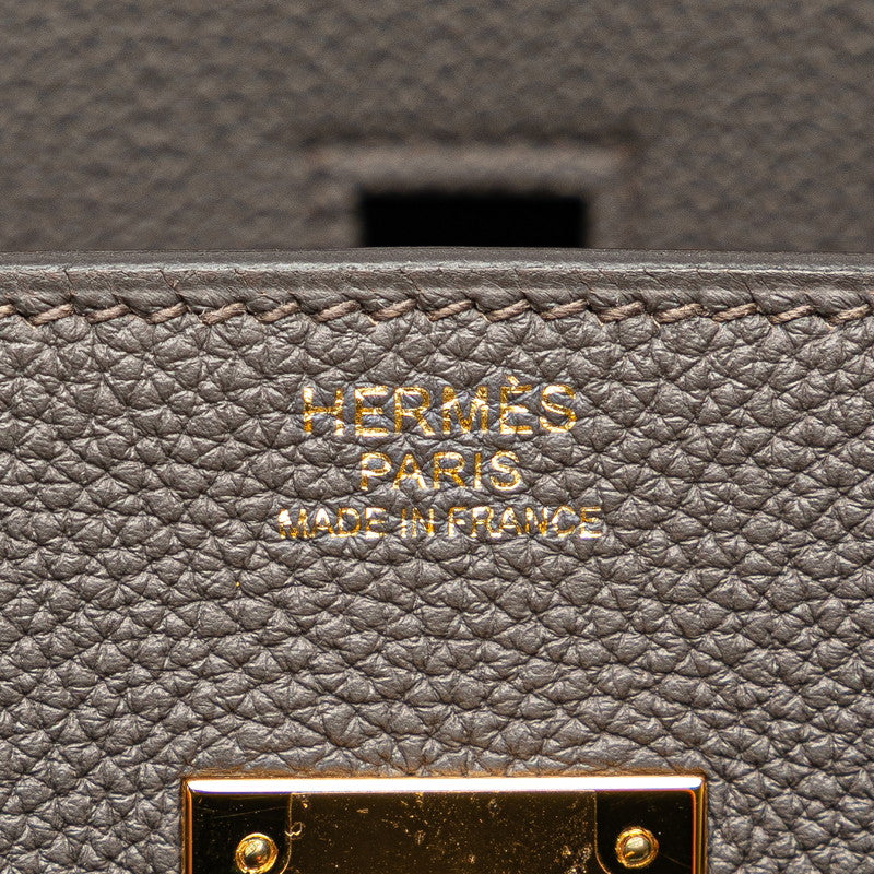 エルメス バーキン30 ハンドバッグ エタン ゴールド金具 トゴ レディース HERMES 【中古】
