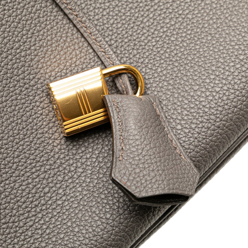 エルメス バーキン30 ハンドバッグ エタン ゴールド金具 トゴ レディース HERMES 【中古】