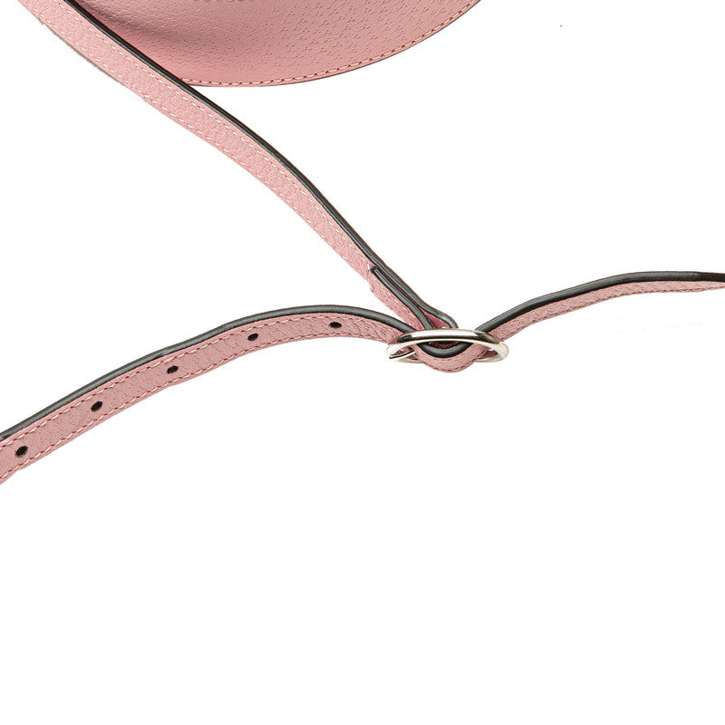グッチ GGサイケデリック ショルダーバッグ 603938 ピンク ブラック マルチカラー PVC レザー レディース GUCCI 【中古】
