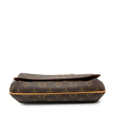 ルイ ヴィトン モノグラム ミュゼット タンゴ ショート ショルダーバッグ M51257 ブラウン PVC レザー レディース LOUIS VUITTON 【中古】