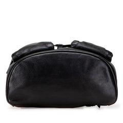 プラダ 三角ロゴプレート リュック バックパック VZ0053 ブラック カーフ レディース PRADA 【中古】