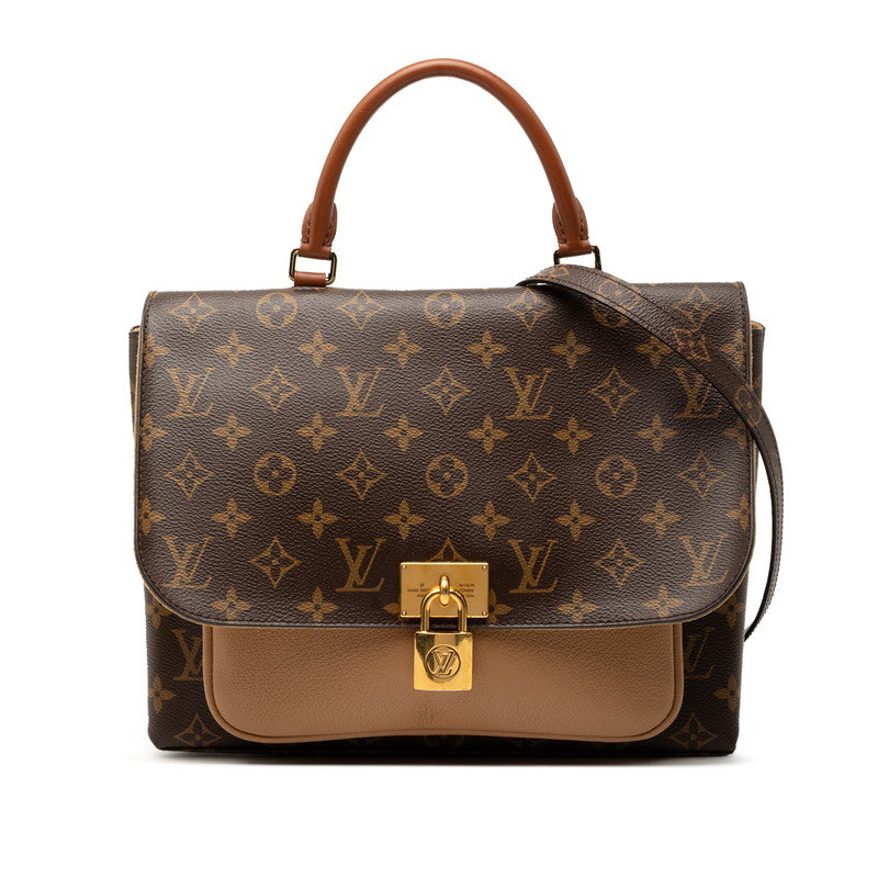 ルイ ヴィトン モノグラム マリニャン ハンドバッグ ショルダーバッグ 2WAY M44257 ブラウン PVC レザー レディース LOUIS VUITTON 【中古】