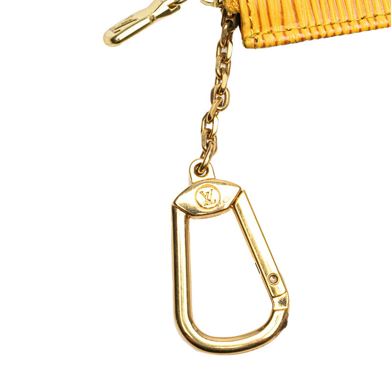 ルイ ヴィトン エピ ポシュエット クレ コインケース 小銭入れ M63809 タッシリイエロー レザー レディース LOUIS VUITTON 【中古】