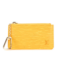 ルイ ヴィトン エピ ポシュエット クレ コインケース 小銭入れ M63809 タッシリイエロー レザー レディース LOUIS VUITTON 【中古】