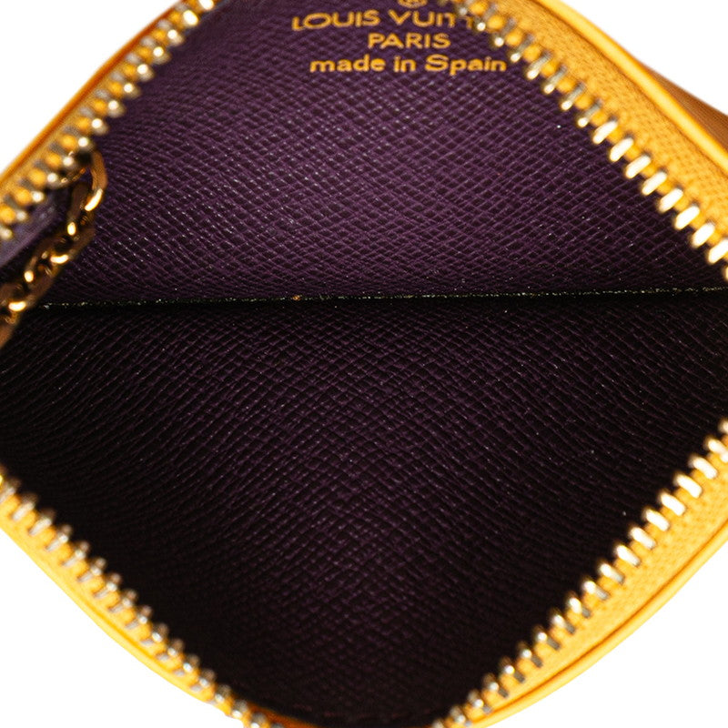 ルイ ヴィトン エピ ポシュエット クレ コインケース 小銭入れ M63809 タッシリイエロー レザー レディース LOUIS VUITTON 【中古】