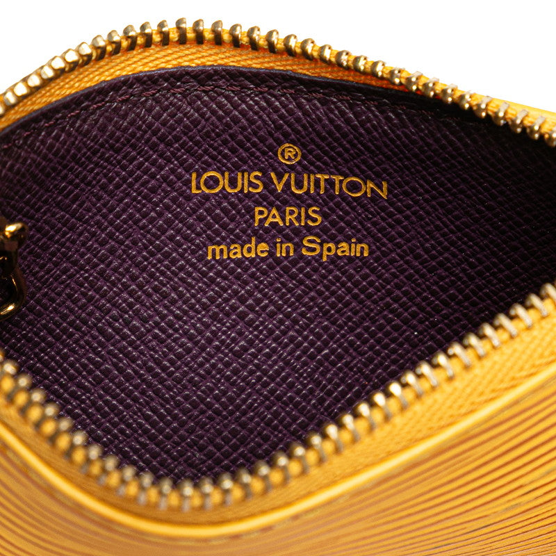 ルイ ヴィトン エピ ポシュエット クレ コインケース 小銭入れ M63809 タッシリイエロー レザー レディース LOUIS VUITTON 【中古】