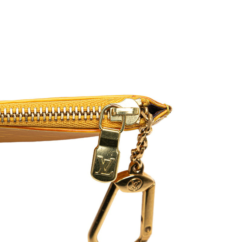 ルイ ヴィトン エピ ポシュエット クレ コインケース 小銭入れ M63809 タッシリイエロー レザー レディース LOUIS VUITTON 【中古】